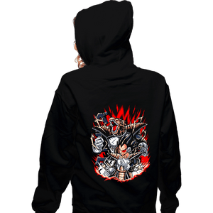 Secret_Shirts Zippered Hoodies, Unisex / Small / Black The Oozaru Prince