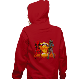 Secret_Shirts Zippered Hoodies, Unisex / Small / Red Epic Bro Fist Secret Sale