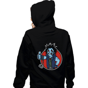 Secret_Shirts Zippered Hoodies, Unisex / Small / Black Frag Boy