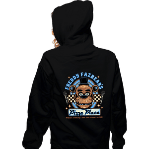 Secret_Shirts Zippered Hoodies, Unisex / Small / Black Freddy's Pizza Place