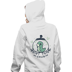 Shirts Zippered Hoodies, Unisex / Small / White Grub