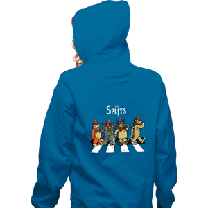 Secret_Shirts Zippered Hoodies, Unisex / Small / Royal Blue The Splits