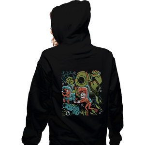 Secret_Shirts Zippered Hoodies, Unisex / Small / Black Mystery Dive!