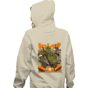 Secret_Shirts Zippered Hoodies, Unisex / Small / White Samurai Shrek