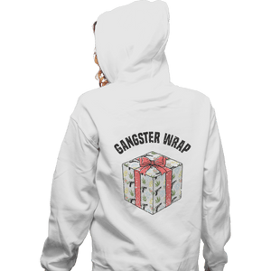 Shirts Zippered Hoodies, Unisex / Small / White Gangster Wrap