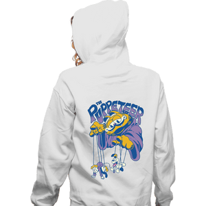 Secret_Shirts Zippered Hoodies, Unisex / Small / White The Puppeteer