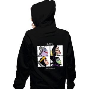 Secret_Shirts Zippered Hoodies, Unisex / Small / Black Queenz!