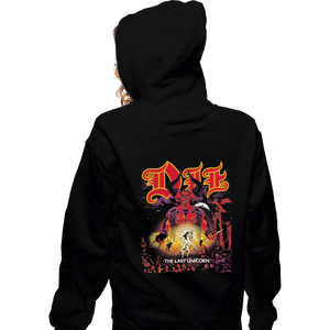 Shirts Zippered Hoodies, Unisex / Small / Black Die Last Unicorn