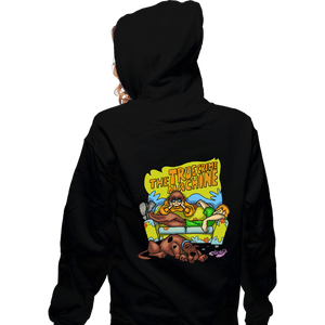 Secret_Shirts Zippered Hoodies, Unisex / Small / Black True Crime Machine