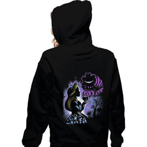 Shirts Zippered Hoodies, Unisex / Small / Black We're All Mad Here