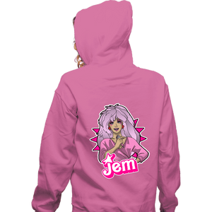 Secret_Shirts Zippered Hoodies, Unisex / Small / Red Jem Barbie