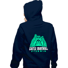 Load image into Gallery viewer, Secret_Shirts Zippered Hoodies, Unisex / Small / Navy Grayskull
