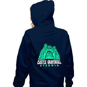 Secret_Shirts Zippered Hoodies, Unisex / Small / Navy Grayskull