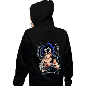 Secret_Shirts Zippered Hoodies, Unisex / Small / Black Shadow Dragon