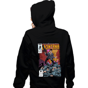 Secret_Shirts Zippered Hoodies, Unisex / Small / Black Montana Comics.