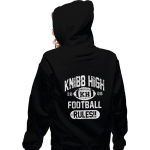 Shirts Zippered Hoodies, Unisex / Small / Black Knibb High