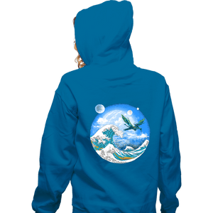 Secret_Shirts Zippered Hoodies, Unisex / Small / Royal Blue Wave Off Pandora