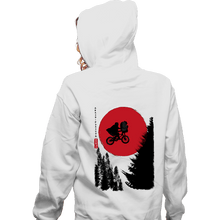 Load image into Gallery viewer, Daily_Deal_Shirts Zippered Hoodies, Unisex / Small / White The Extra-Terrestrial in Japan
