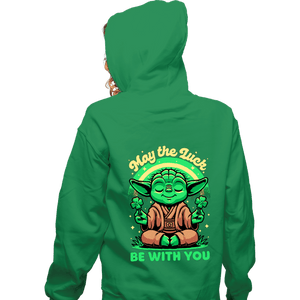 Secret_Shirts Zippered Hoodies, Unisex / Small / Irish Green Luck Be With You