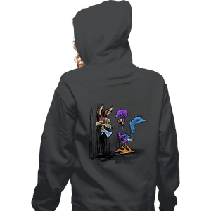 Secret_Shirts Zippered Hoodies, Unisex / Small / Dark Heather The Shining Cartoon