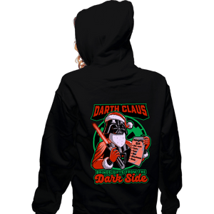 Secret_Shirts Zippered Hoodies, Unisex / Small / Black Dark Lord Christmas