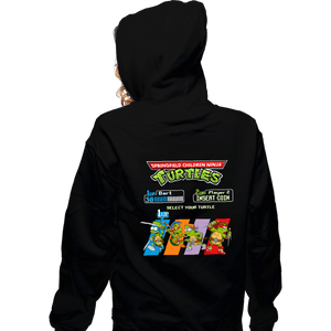 Secret_Shirts Zippered Hoodies, Unisex / Small / Black Springfield Turtles!