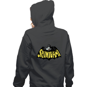 Shirts Zippered Hoodies, Unisex / Small / Dark Heather Bat Shinigami