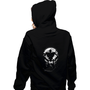 Shirts Zippered Hoodies, Unisex / Small / Black Moonlight Giant