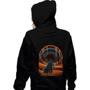 Secret_Shirts Zippered Hoodies, Unisex / Small / Black Welcome To Arrakis