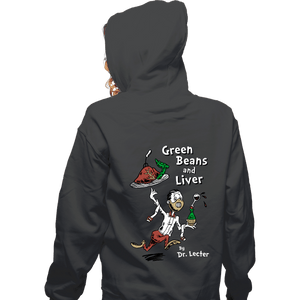 Daily_Deal_Shirts Zippered Hoodies, Unisex / Small / Dark Heather Lecter Seuss