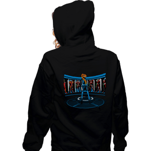 Secret_Shirts Zippered Hoodies, Unisex / Small / Black Iron Aran