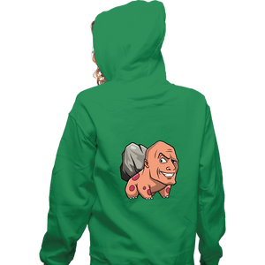 Secret_Shirts Zippered Hoodies, Unisex / Small / Irish Green The Rock