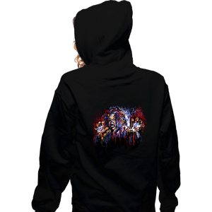 Secret_Shirts Zippered Hoodies, Unisex / Small / Black Sho Nuff Painting