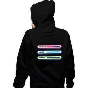 Secret_Shirts Zippered Hoodies, Unisex / Small / Black Current Stats