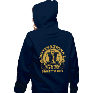 Secret_Shirts Zippered Hoodies, Unisex / Small / Navy Foley's Gym