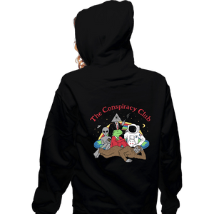 Secret_Shirts Zippered Hoodies, Unisex / Small / Black Conspiracy Bunch