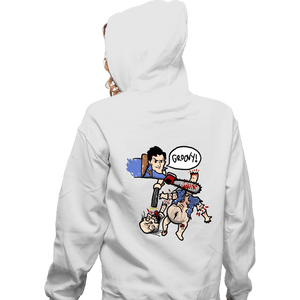 Secret_Shirts Zippered Hoodies, Unisex / Small / White Ash Rules