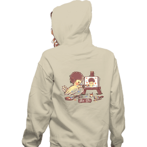 Secret_Shirts Zippered Hoodies, Unisex / Small / White Birb-Ross