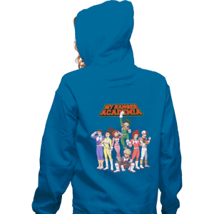 Shirts Zippered Hoodies, Unisex / Small / Royal Blue My Ranger Academia