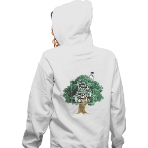 Shirts Zippered Hoodies, Unisex / Small / White Tree