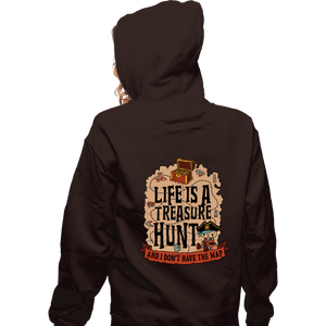 Secret_Shirts Zippered Hoodies, Unisex / Small / Dark Chocolate Treasure Hunt