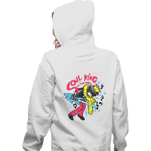 Secret_Shirts Zippered Hoodies, Unisex / Small / White Soul King VS The World