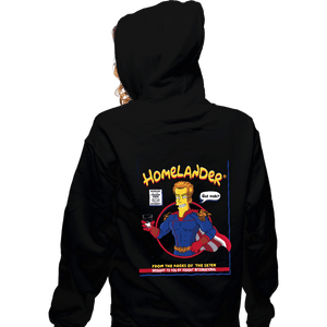 Secret_Shirts Zippered Hoodies, Unisex / Small / Black homelander milk