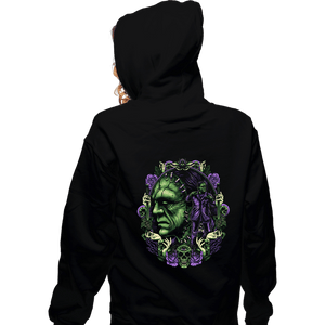 Daily_Deal_Shirts Zippered Hoodies, Unisex / Small / Black The Lonely Monster