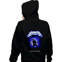 Load image into Gallery viewer, Shirts Zippered Hoodies, Unisex / Small / Black Eddie Master Of Hellfire
