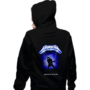 Shirts Zippered Hoodies, Unisex / Small / Black Eddie Master Of Hellfire