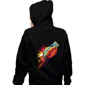 Secret_Shirts Zippered Hoodies, Unisex / Small / Black Human Rocket