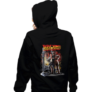 Secret_Shirts Zippered Hoodies, Unisex / Small / Black Back To The Hyperspace