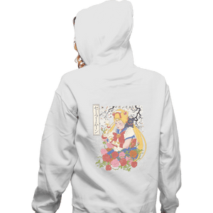 Shirts Pullover Hoodies, Unisex / Small / White Moon Print