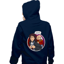 Load image into Gallery viewer, Daily_Deal_Shirts Zippered Hoodies, Unisex / Small / Navy Feel The Metal
